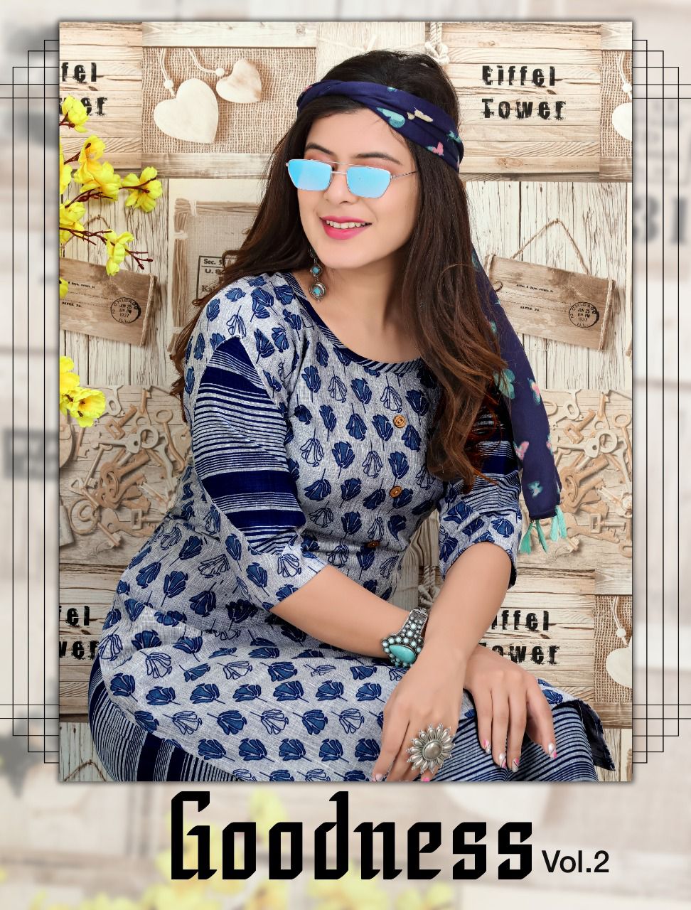 Goodness 2 Ethnic Wear Printed Kurti With Bottom Latest Collection